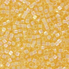 Miyuki delica Beads 11/0 - Transparent crystal ivory luster DB-1252